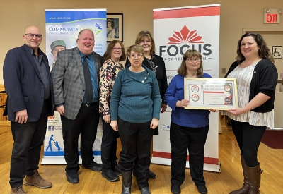 Two prestigious Focus Accreditation awards earned by Community Living Prince Edward