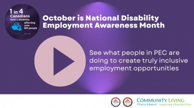 October is National Disability Employment Awareness Month